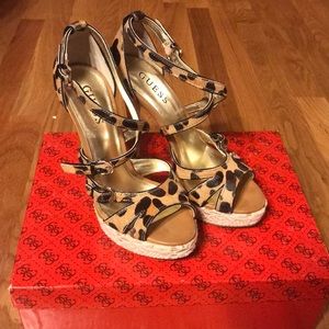 Guess Kendrally Animal Print Stilletos